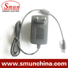24W 12V 2A Wall Mounting Plug in Power AC/DC Adapter